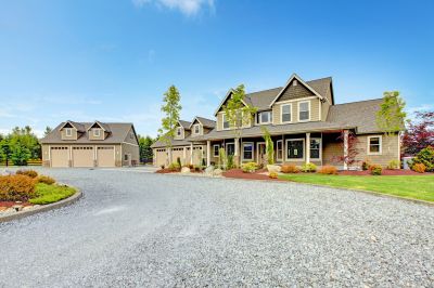 Crushed Stone Driveway Installation