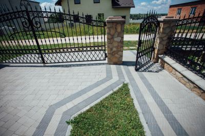 Travertine Driveway Repair